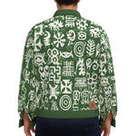 ADINKRA MIXKAKI Unisex Lapel Jacket