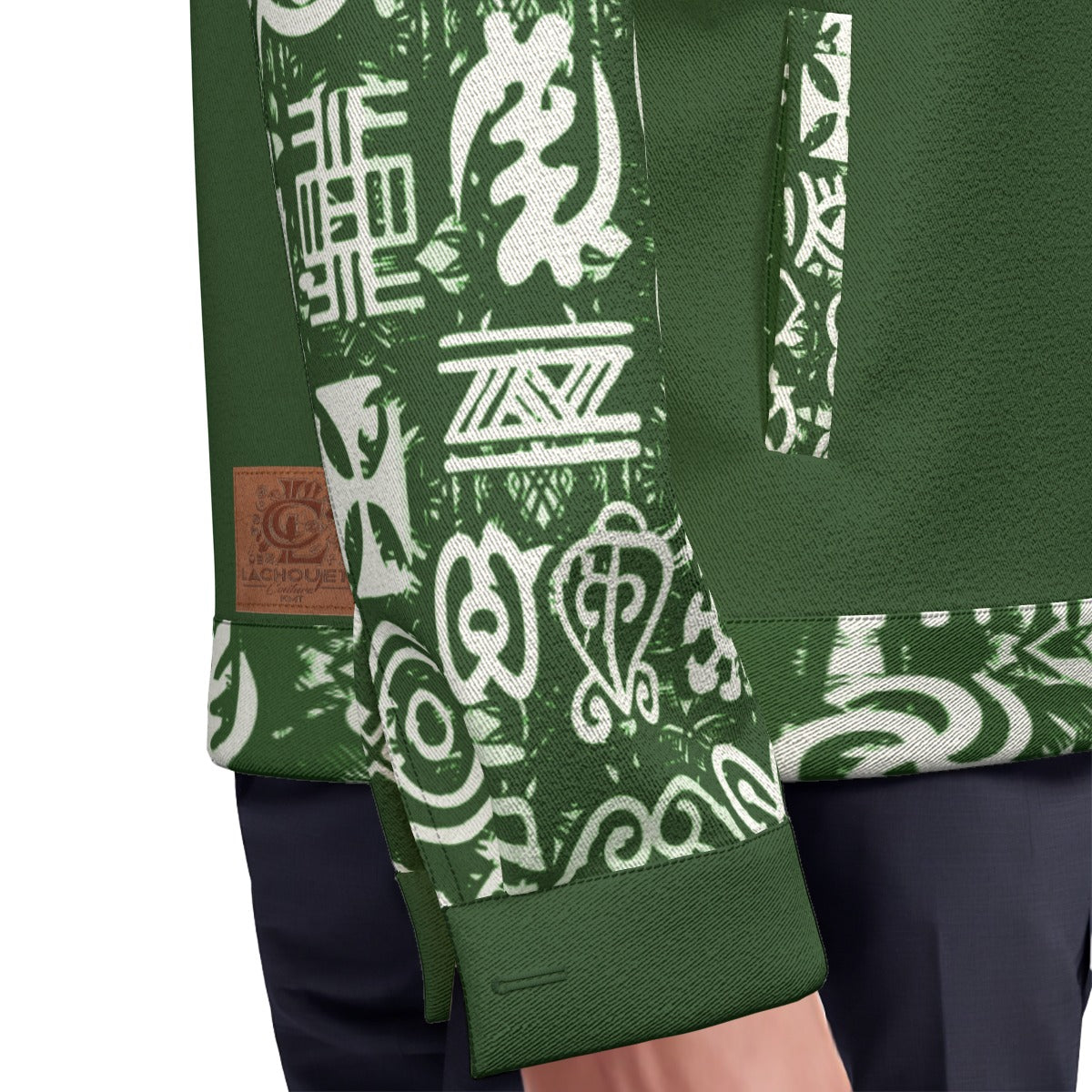 ADINKRA MIXKAKI 1 Unisex Lapel Jacket