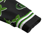 WEEDY LCC GREENBLC Unisex V-neck Cardigan With Button Closure