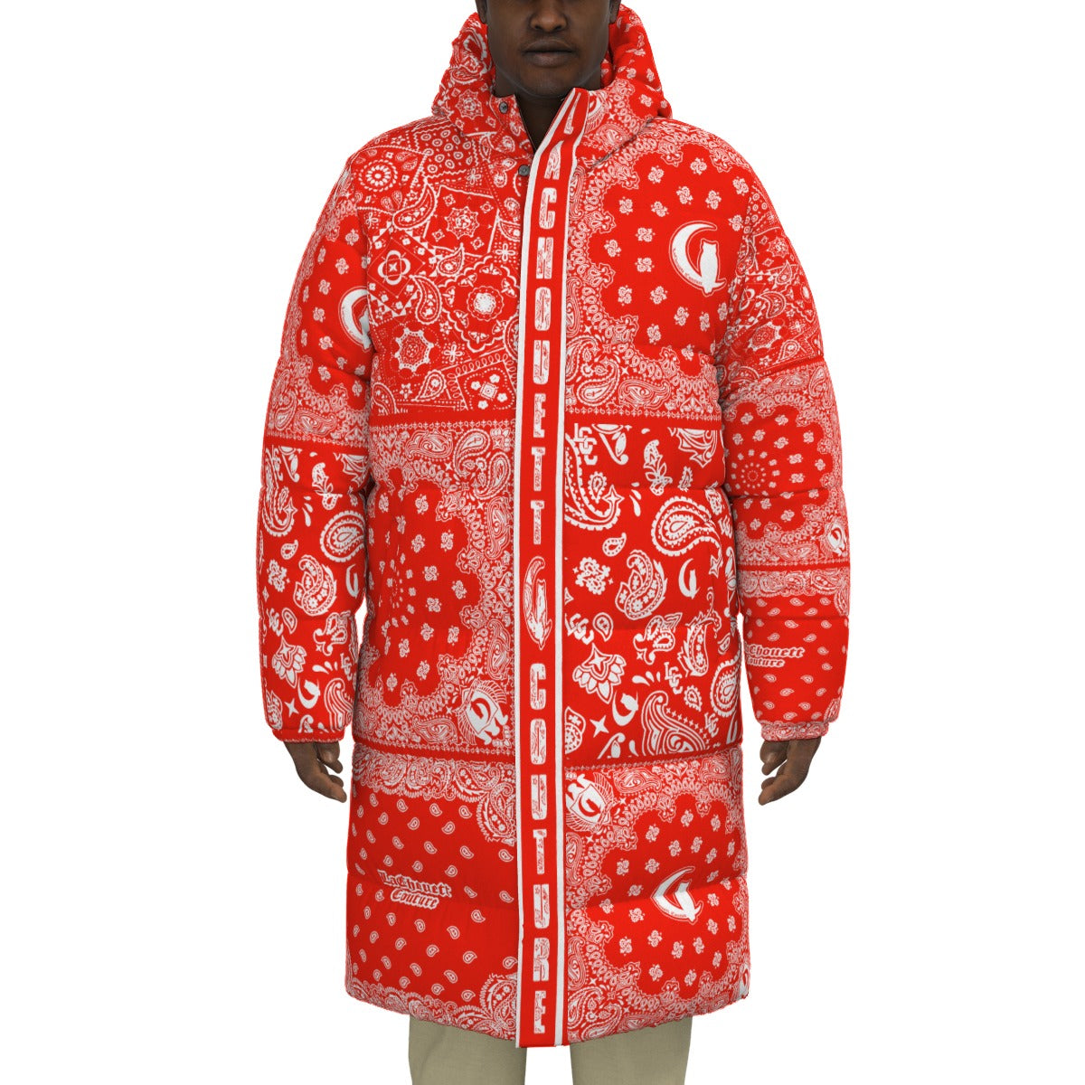 BANDANA MIX Bs'UP Unisex Long Down Jacket