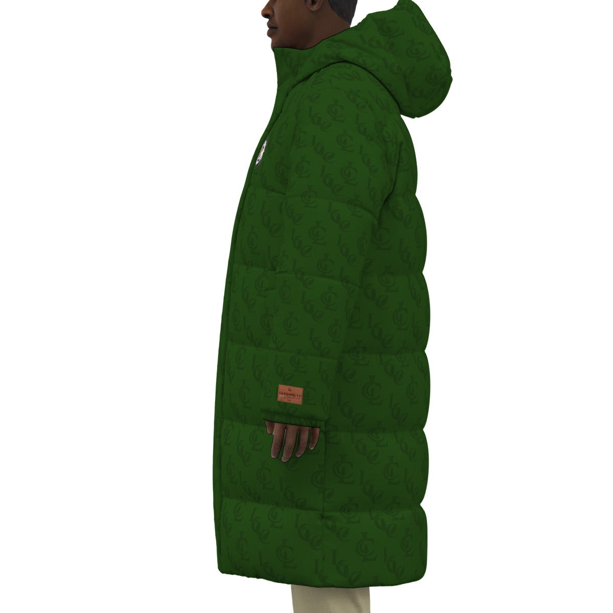 LCC GREEN Unisex Long Down Jacket
