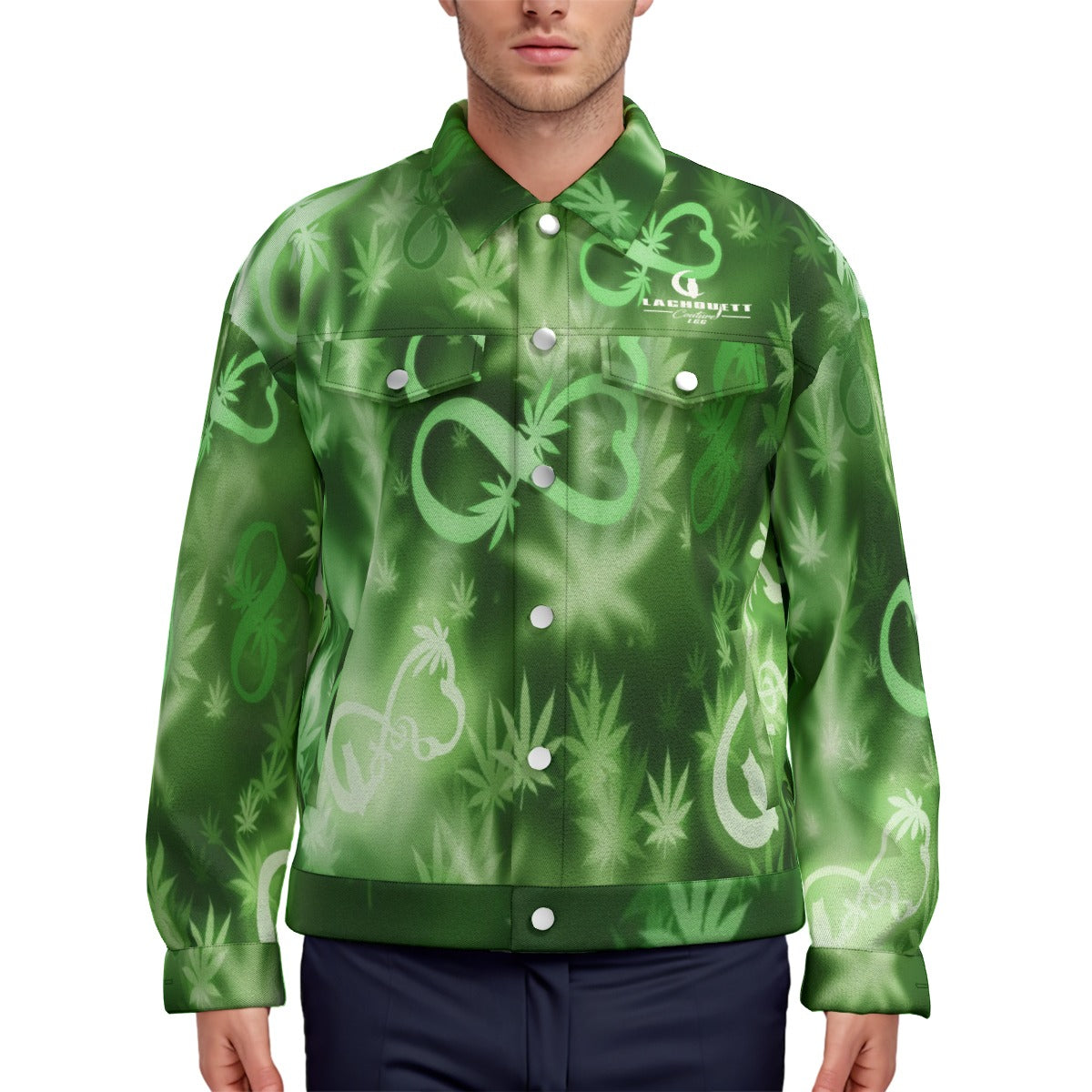 INFINITY GREEN Unisex Lapel Jacket