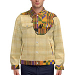 NIL KENTE Unisex Lapel Jacket