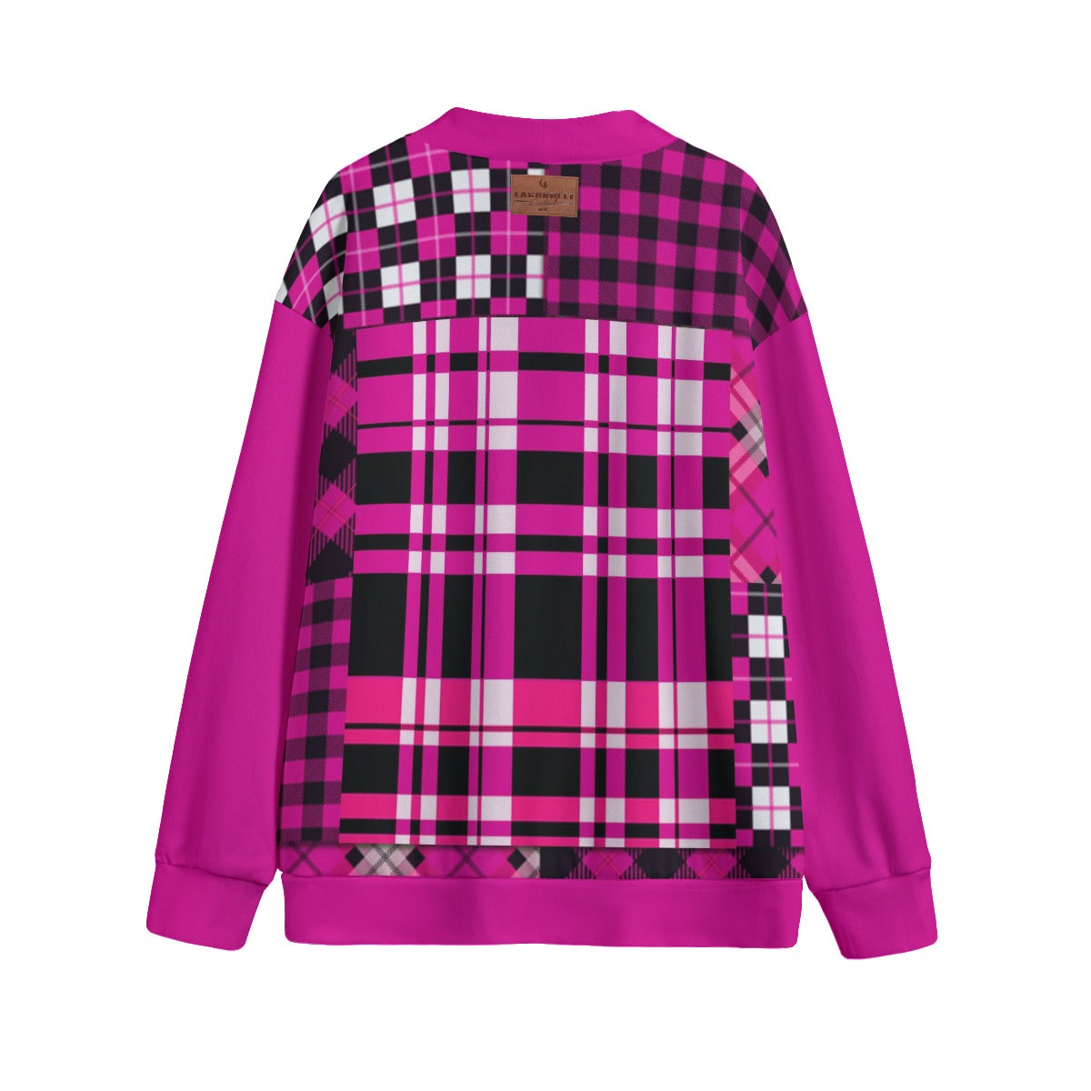 FLEXIN FLANNEL GRAPES Unisex  Cardigan With Button Closure