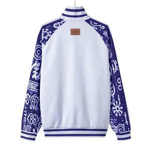 ADINKRA MXBLUE 1 Unisex Stand Collar Jacket