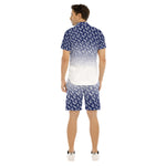 NEW RICH BLUE Men's Short Sleeve Shirt Set
