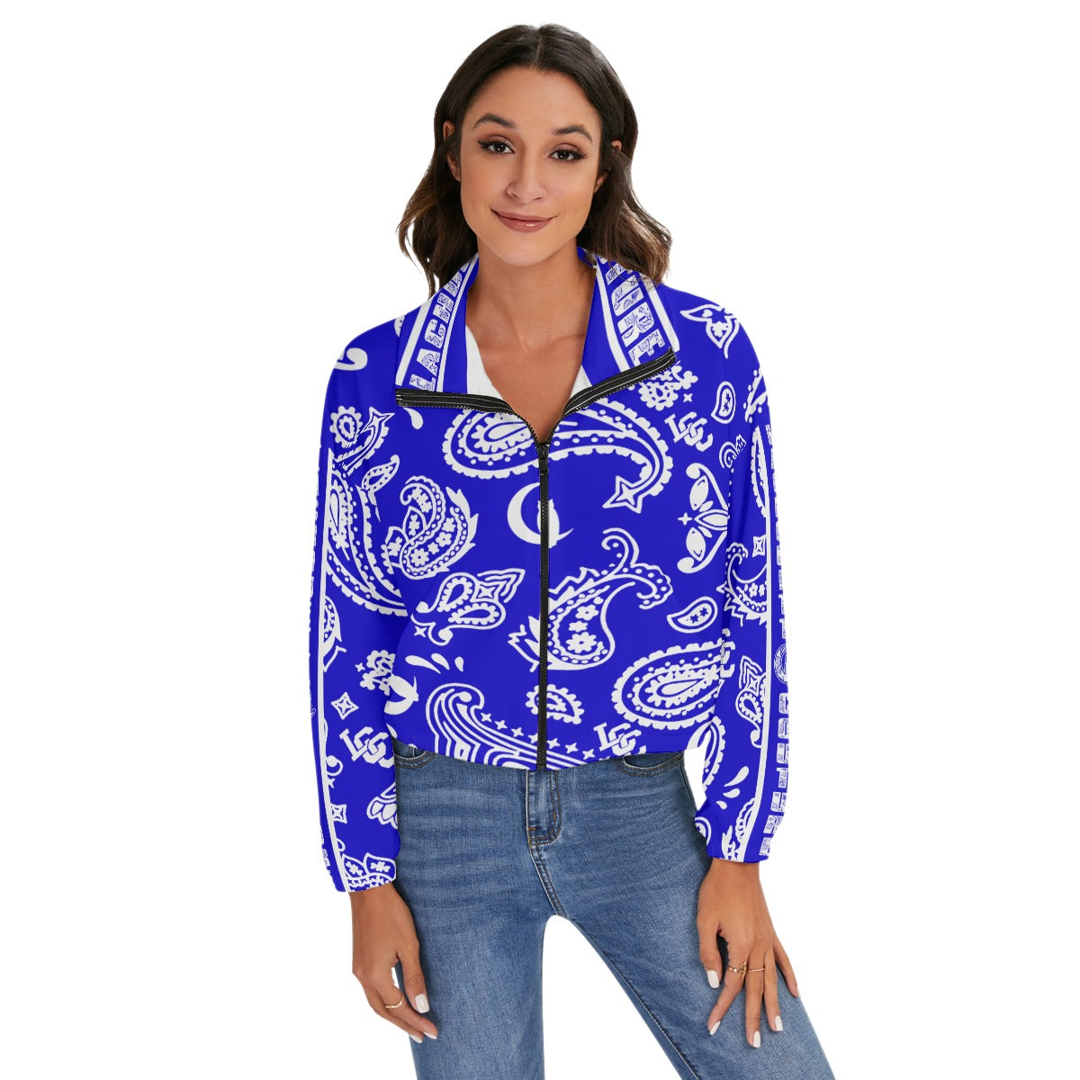 BANDANA PAISLEY Cs'UP Women's Zip Jacket