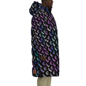 NEW RICH COLORWHTBLC Unisex Long Down Jacket