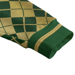 ARLEQUIN GREEN Unisex Cardigan With Button Closure