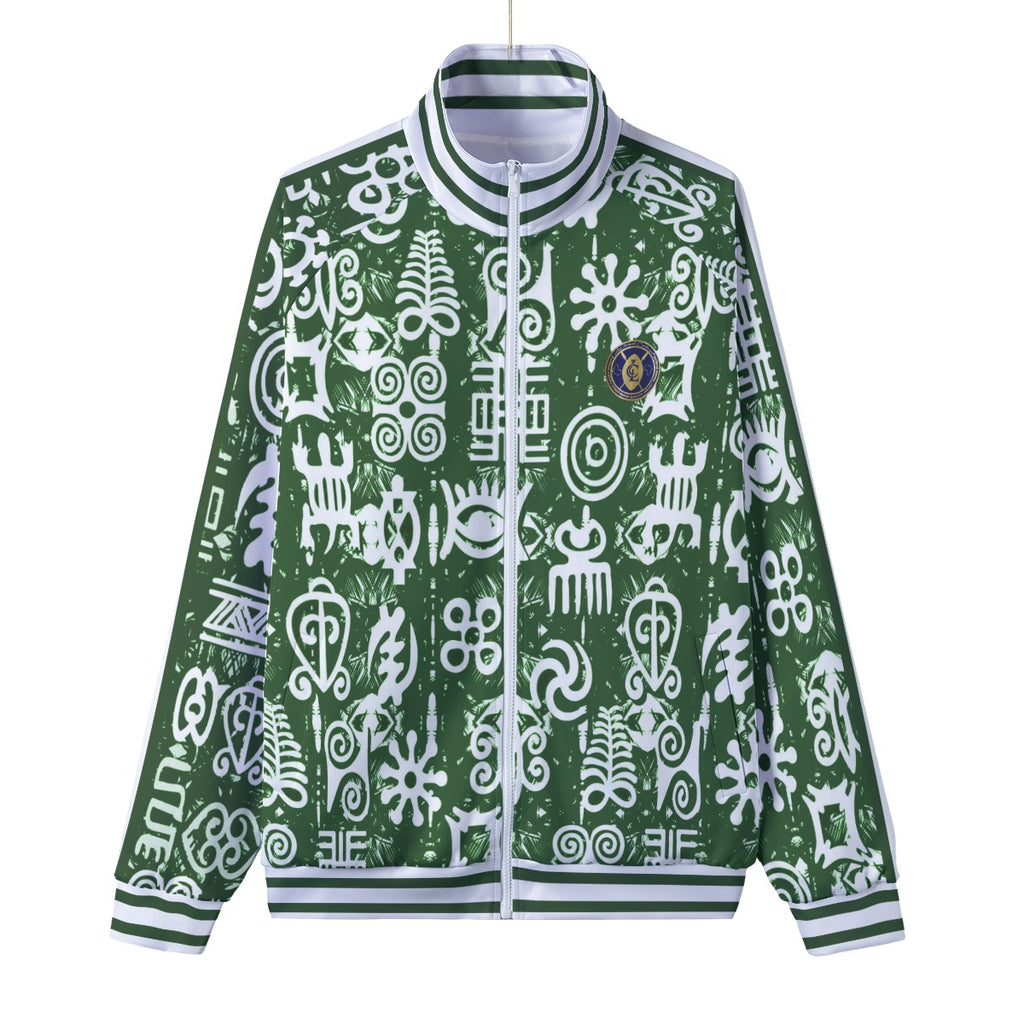 ADINKRA MXGRN Unisex Stand Collar Jacket