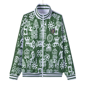 ADINKRA MXGRN Unisex Stand Collar Jacket