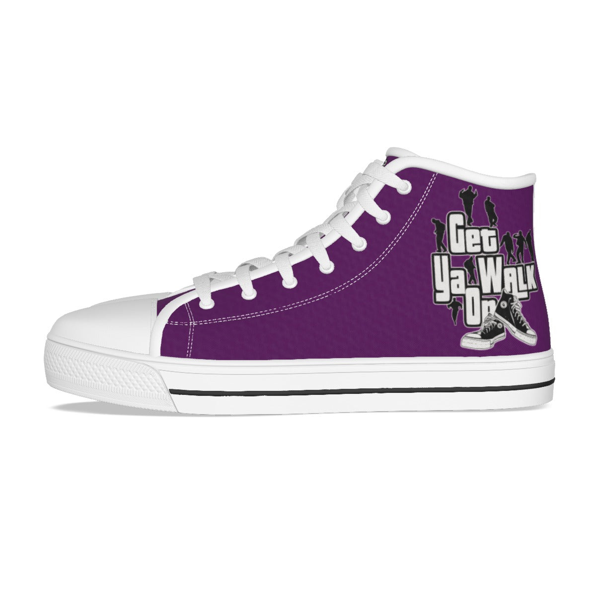 GET YA WALK ON GRAPES Men's Canvas Shoes