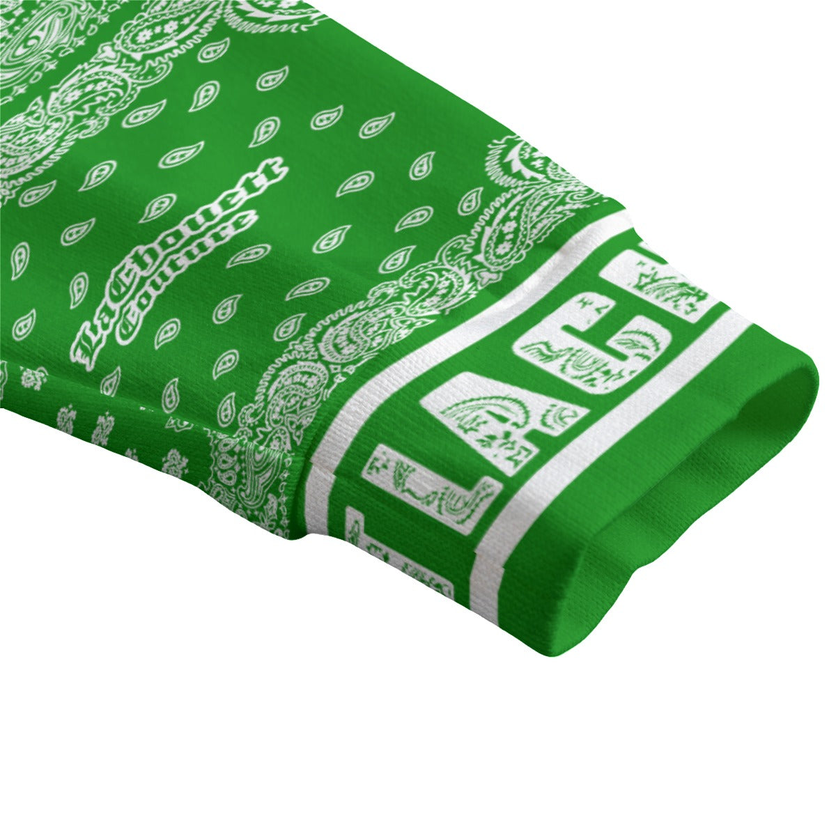 BANDANA MIX GREEN Unisex V-neck Cardigan With Button Closure