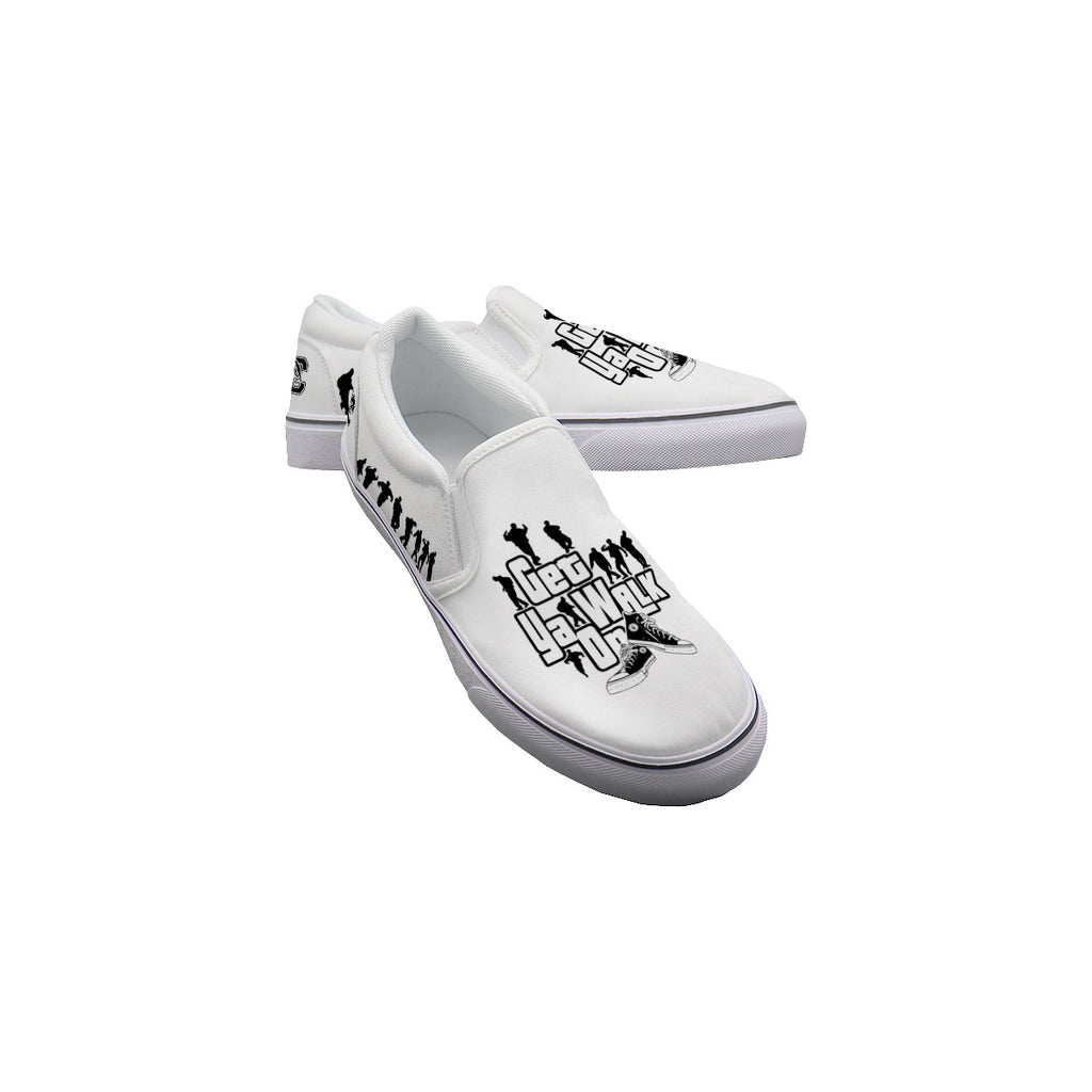 GET YA WALK ON WHT Men's Slip On Sneakers