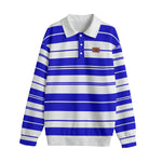 STRIPE UP CRIPTONITE Unisex Lapel Collar Sweater