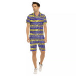HIEROGLYPH GOLDEN Men's Short Sleeve Shirt Sets