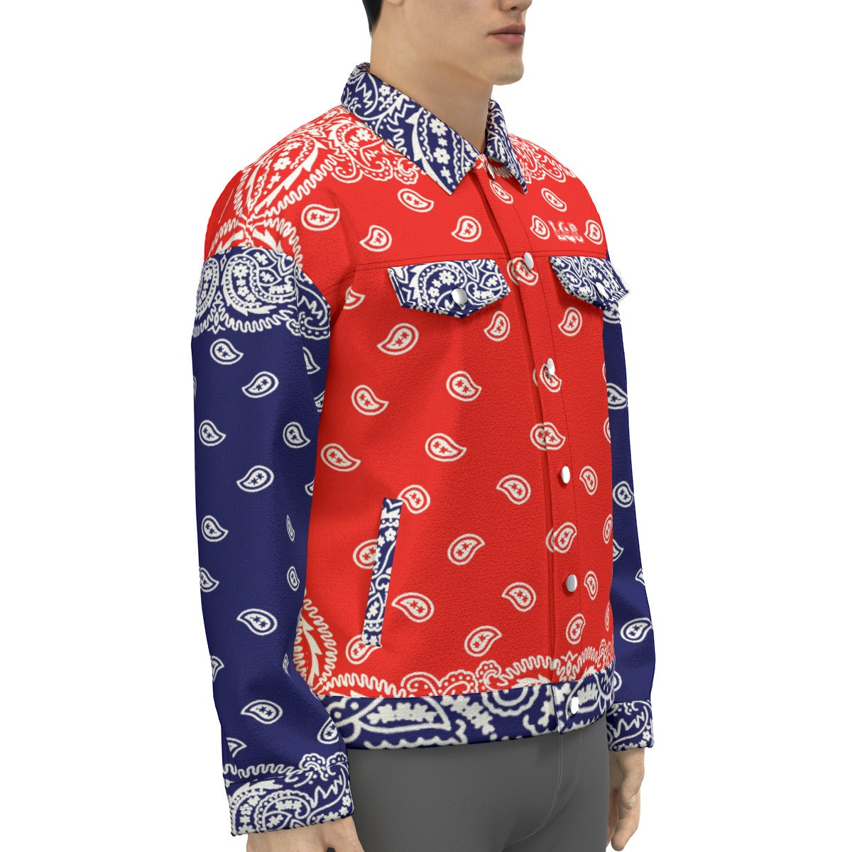 BANDANA FULLY GANG UNIT Unisex Lapel Jacket