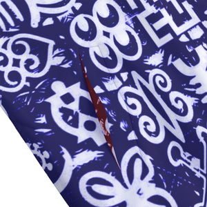 ADINKRA MXBLUE Unisex Stand Collar Jacket