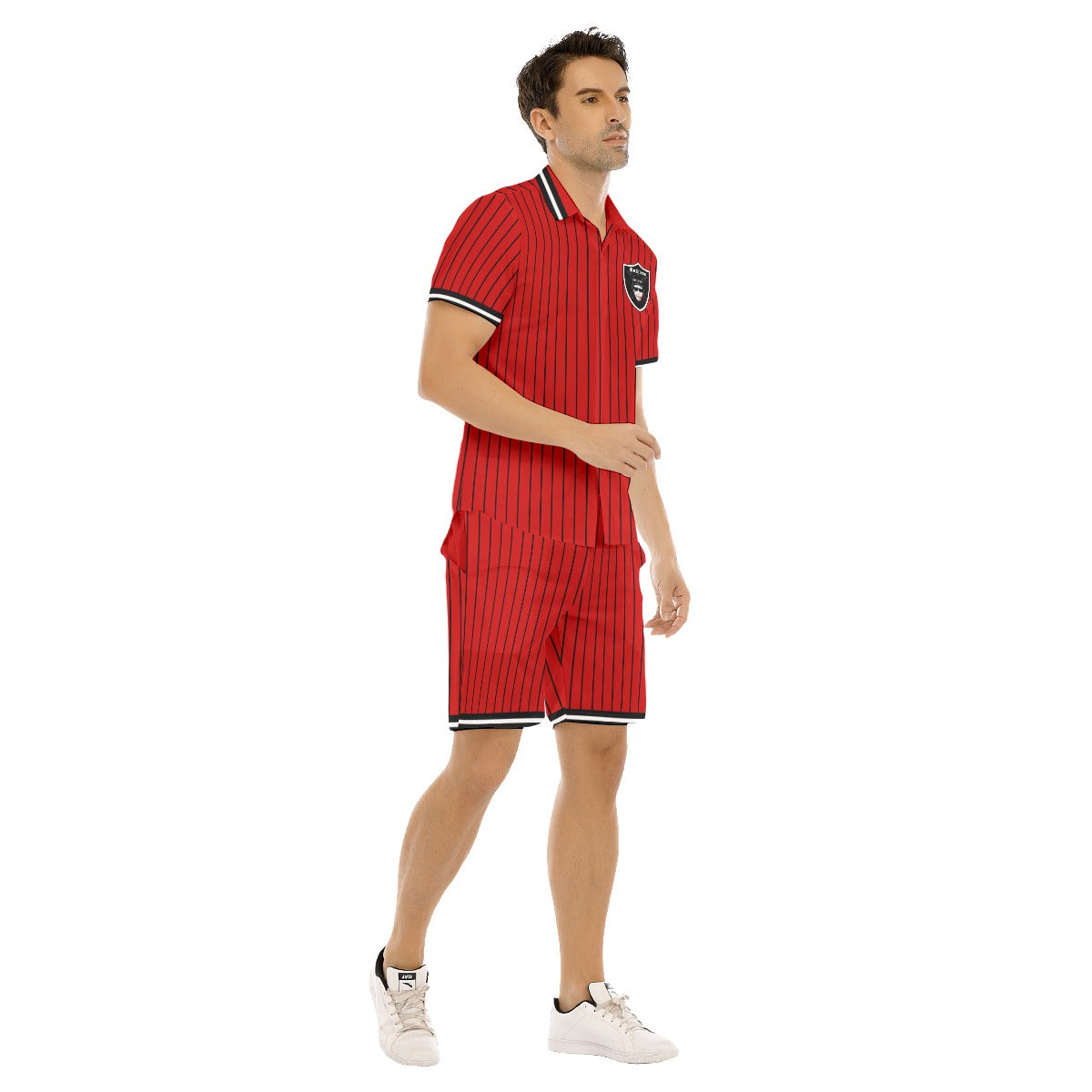 EAZY-E RUTHLESS RED Men's Short Sleeve Shirt Sets