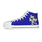 GET YA WALK ON BLUE Men's Canvas Shoes