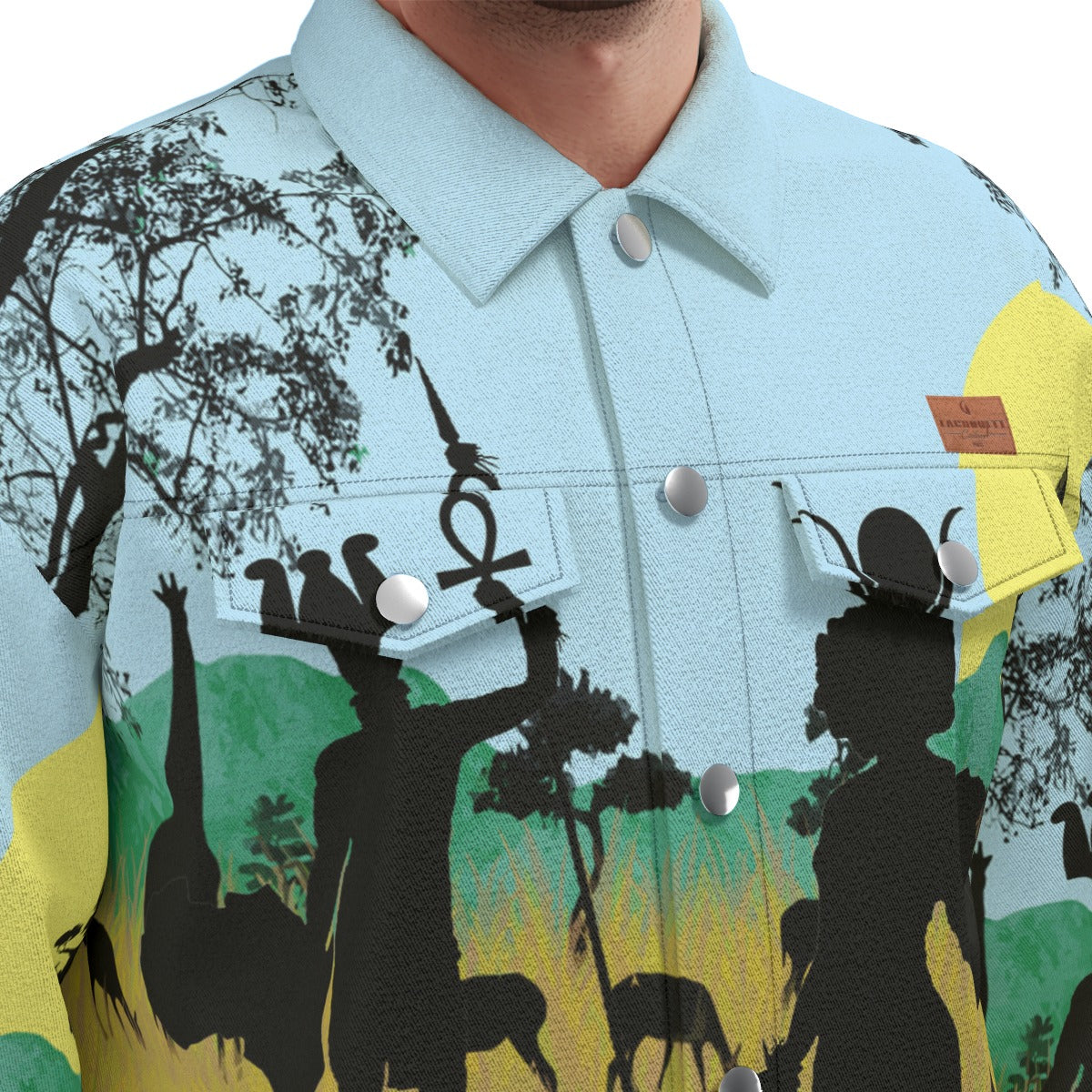 SAFARI Unisex Lapel Jacket  Cotton