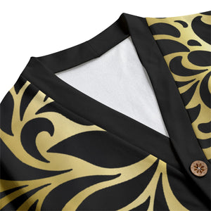 GORGIOUS BLC Unisex V-neck Cardigan With Button Closure