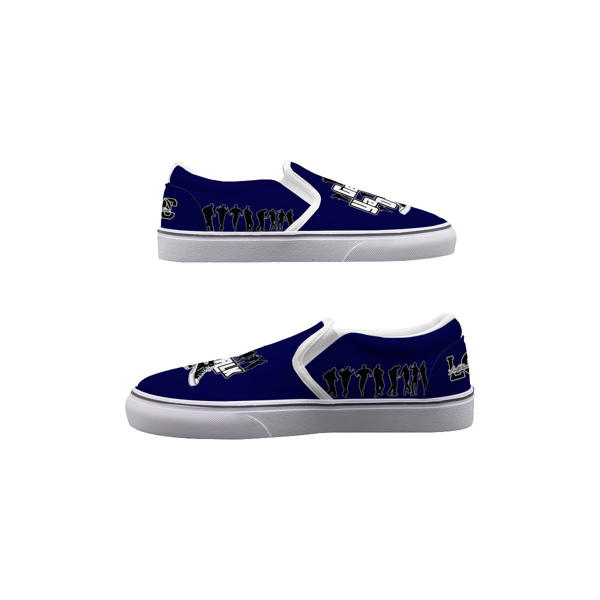 GET YA WALK ON NAVY Men's Slip On Sneakers