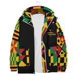 Kente Butan Lcc Windbreaker With Zipper Closure