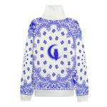 BANDANA Cs'UPWHT Unisex Turtleneck Knitted Fleece Sweater