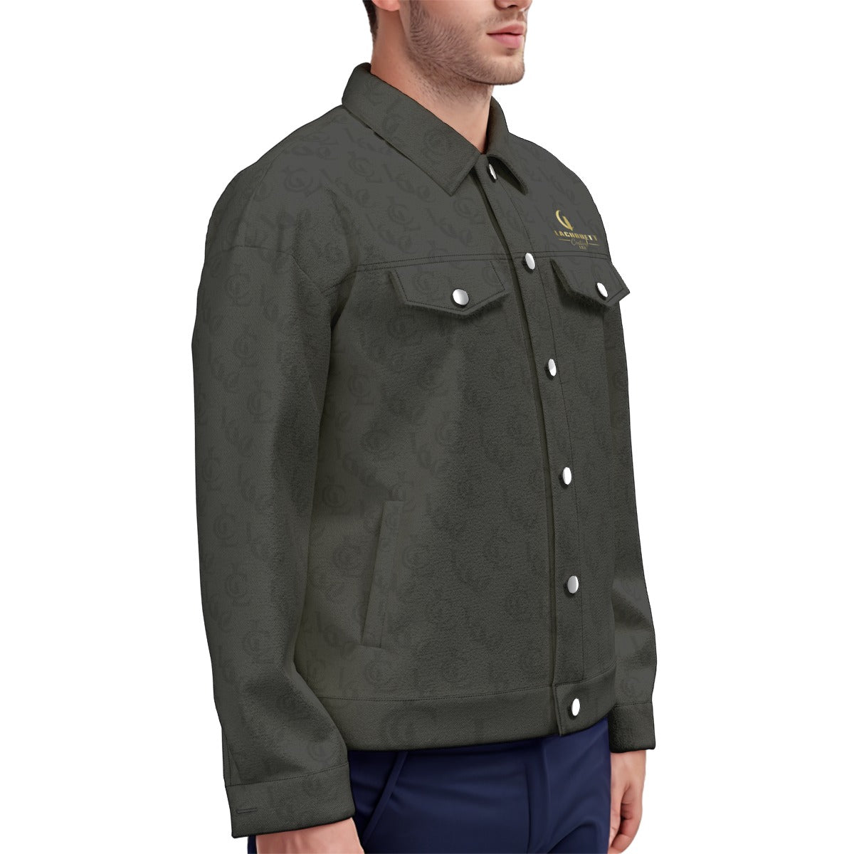 LCC BLC Unisex Lapel Jacket Cotton