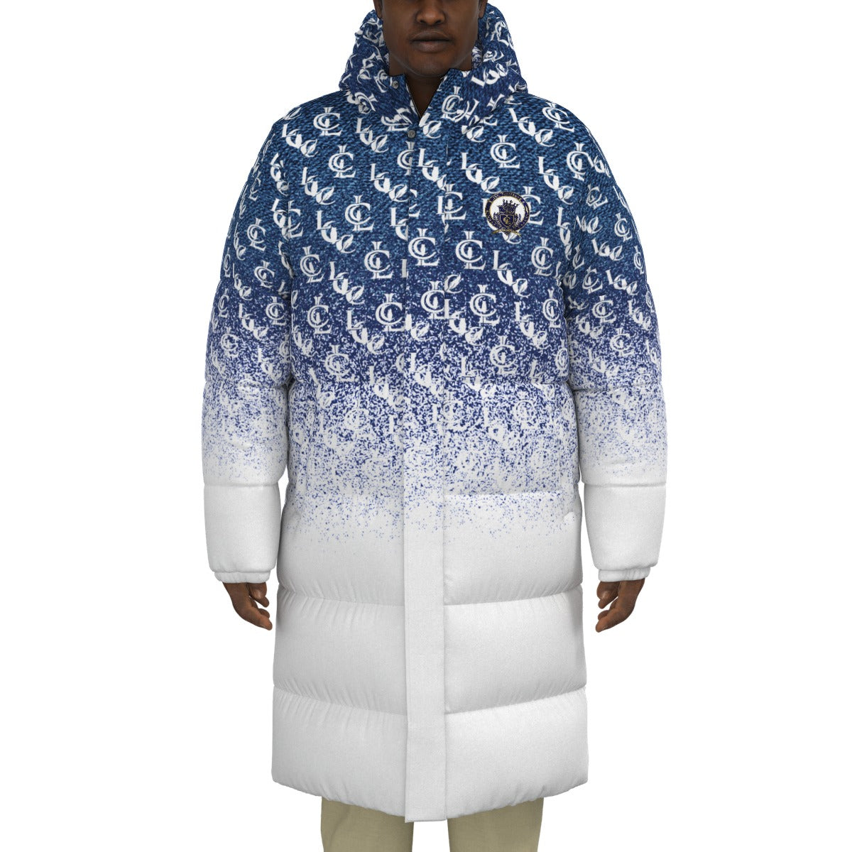 NEW RICH DENIM Unisex Long Down Jacket