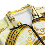 LCC RICH WHT Unisex Stand-up Collar
