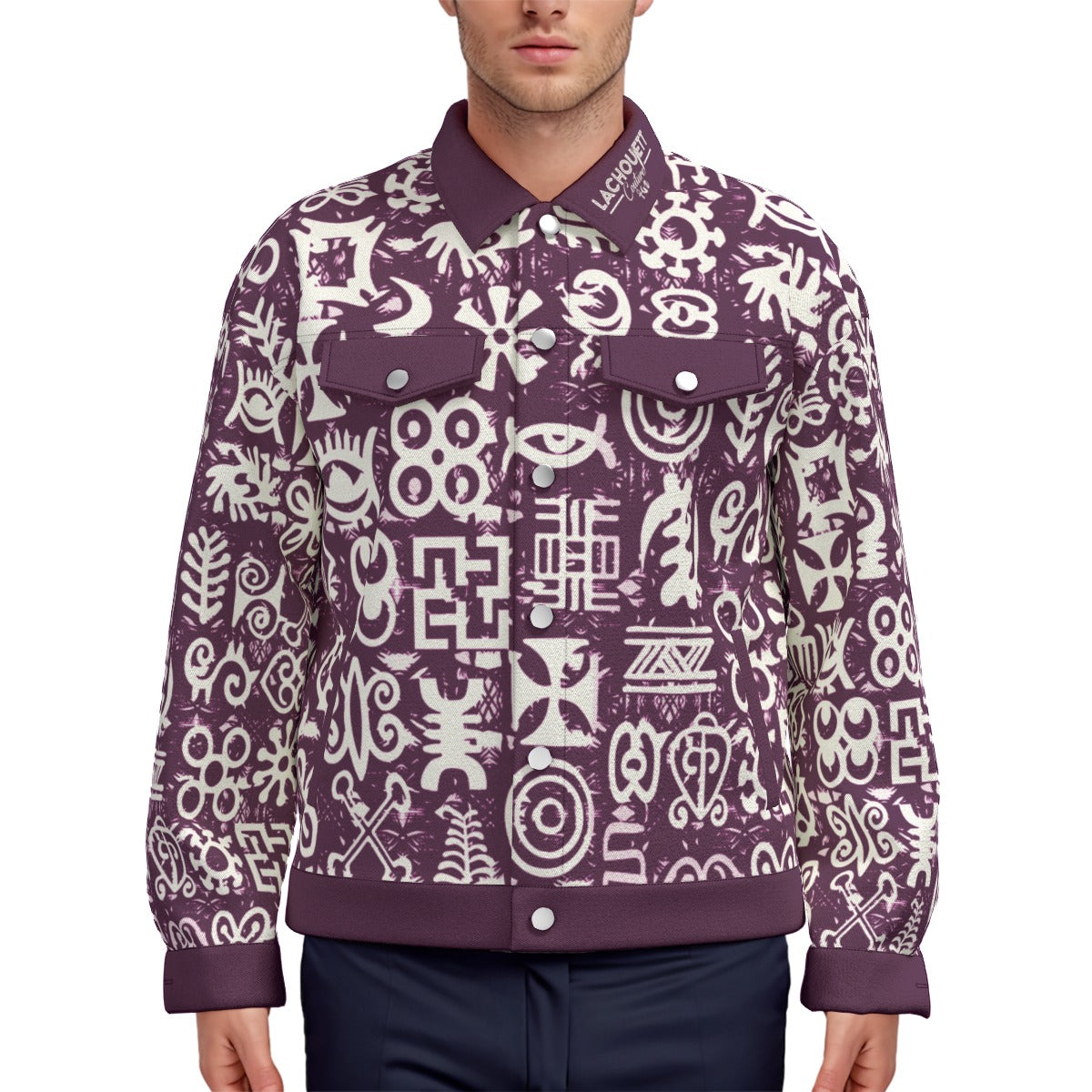 ADINKRA MIXGRAPES Unisex Lapel Jacket