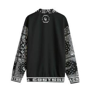 BANDANA MIX BLC1 Unisex Lapel Collar Sweater