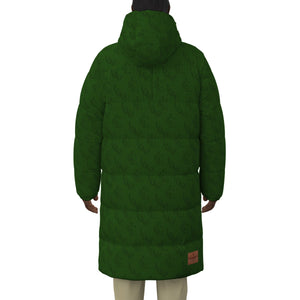 LCC GREEN Unisex Long Down Jacket