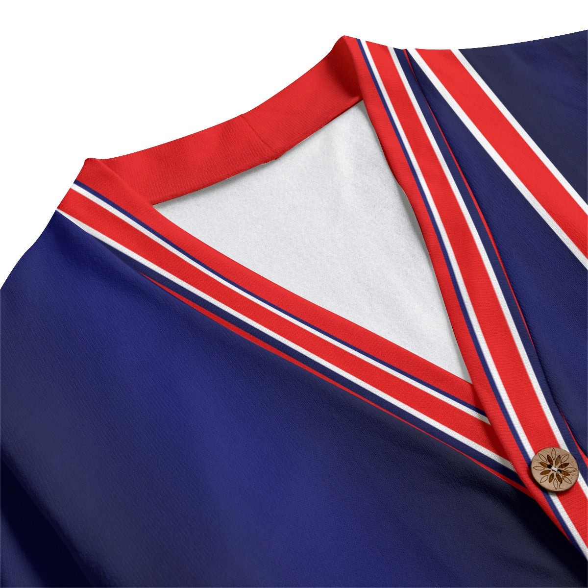 FC PANAME Unisex V-neck Cardigan With Button Closure