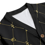 A.U.S DELUXE GLDBLC Unisex Cardigan With Button Closure