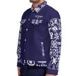 ADINKRA MXBLUE Unisex Lapel Jacket