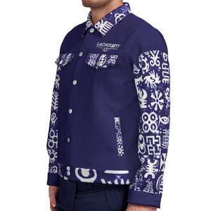 ADINKRA MXBLUE Unisex Lapel Jacket