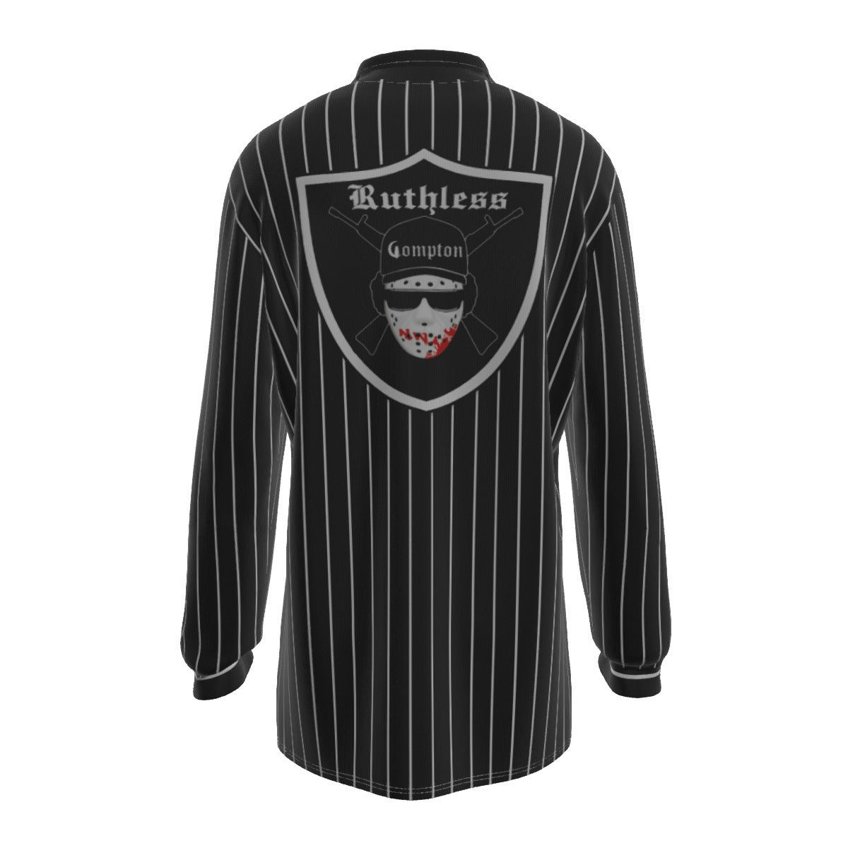 EAZY E RUTHLESS BLC Men's Long Sleeve Polo Shirt