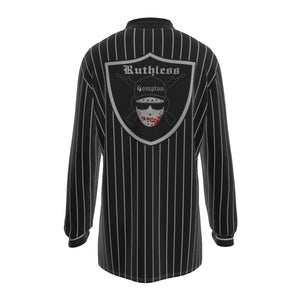 EAZY E RUTHLESS BLC Men's Long Sleeve Polo Shirt