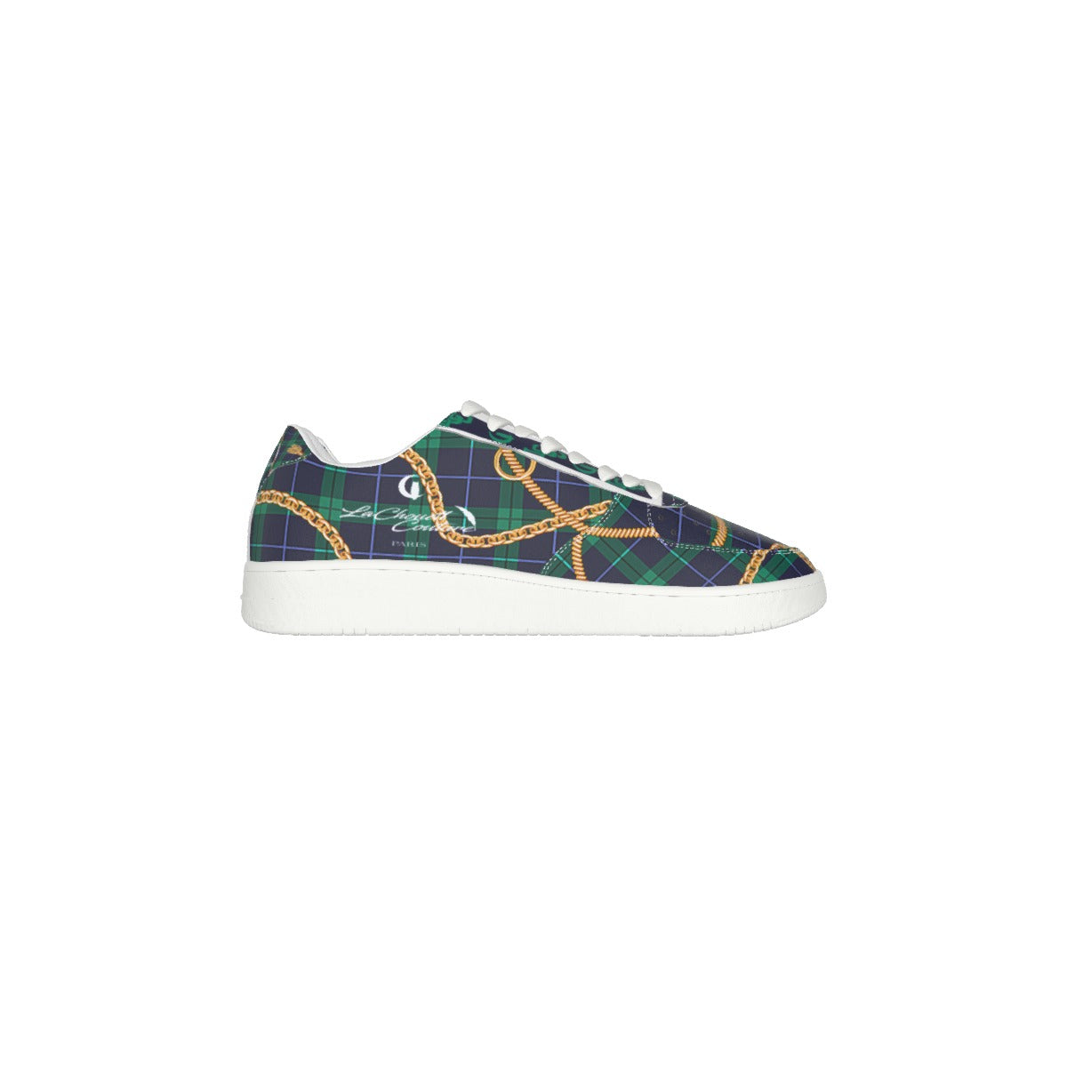 PLAID IN GOLD Women's Air Force Shoes