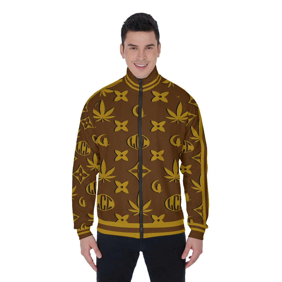 LCC WEEDY CREAMY Men's Stand Collar Jacket