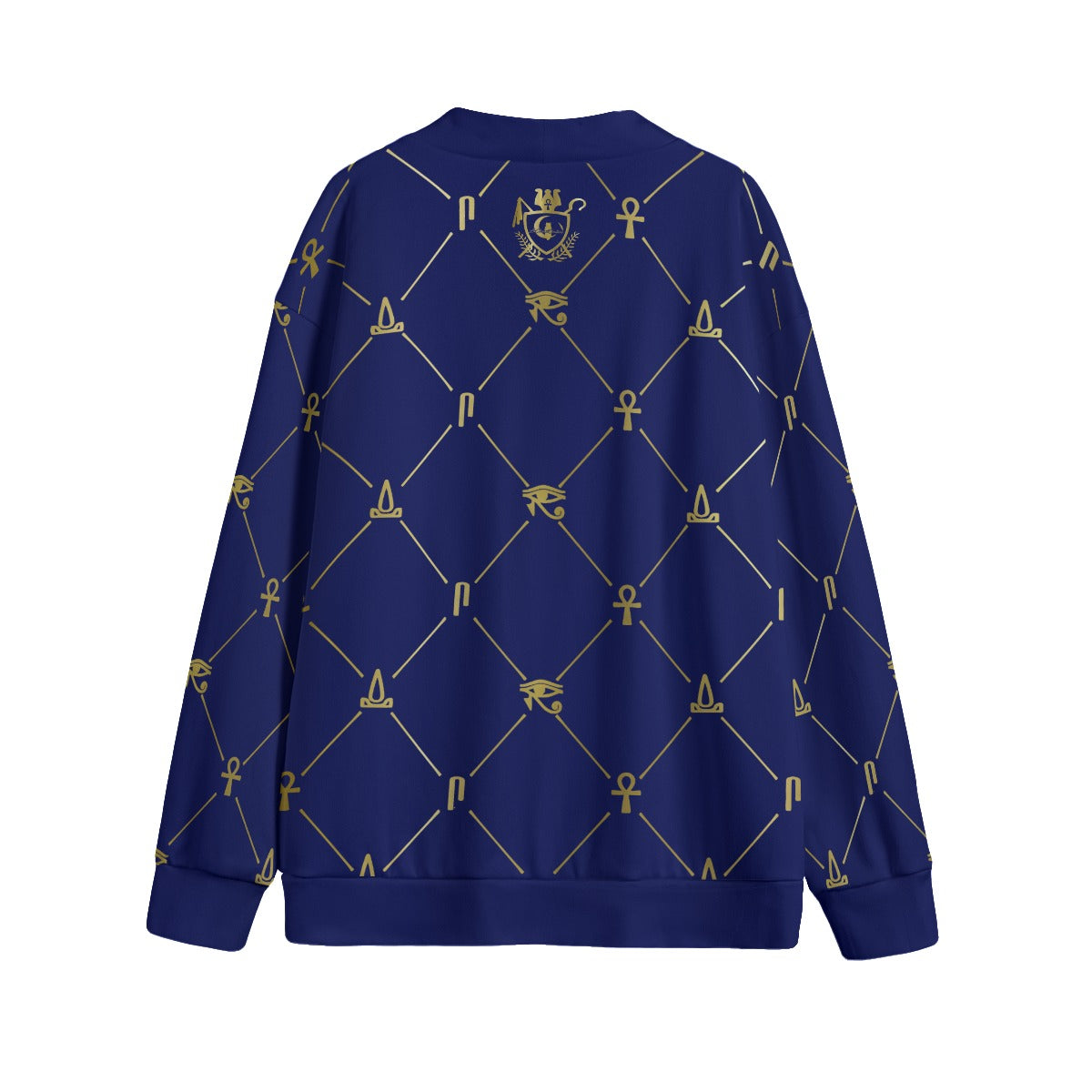 A.U.S DELUXE GLD NAVY Unisex Cardigan With Button Closure