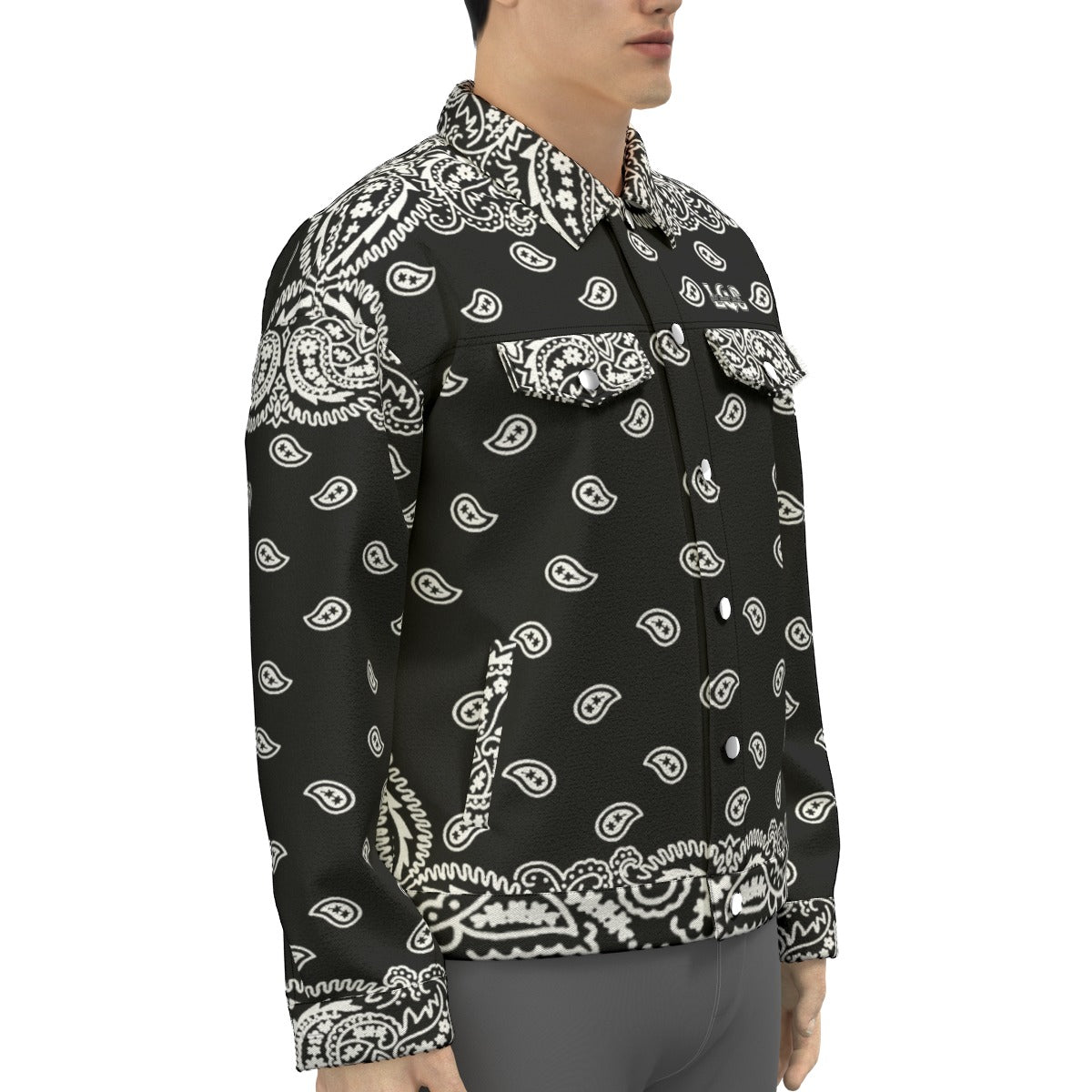 BANDANA FULLY BLC Unisex Lapel Jacket