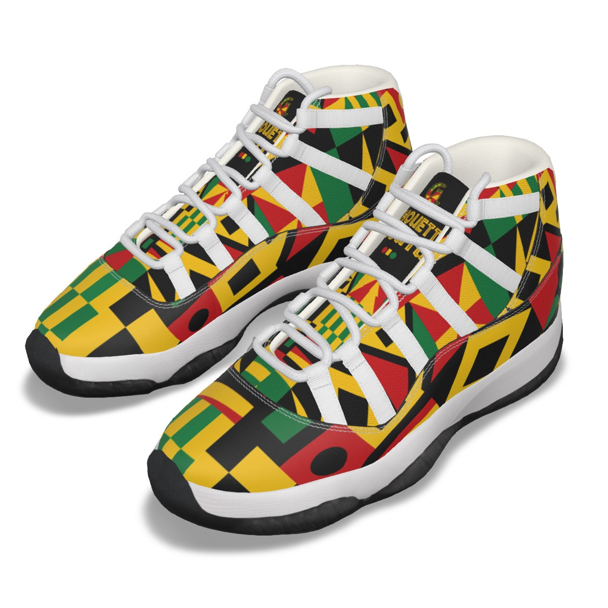 KENTE BUTAN FULLY High Top Basketball Shoes