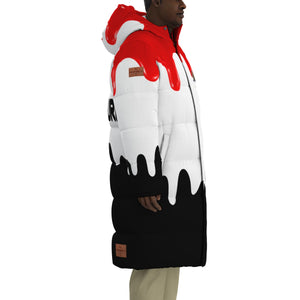 DRIPPIN BLOOD Unisex Long Down Jacket