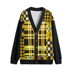 FLEXIN FLANNEL YLW Unisex Cardigan With Button Closure
