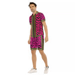 PRIVILEGE PRPLE Men's Short Sleeve Shirt Sets