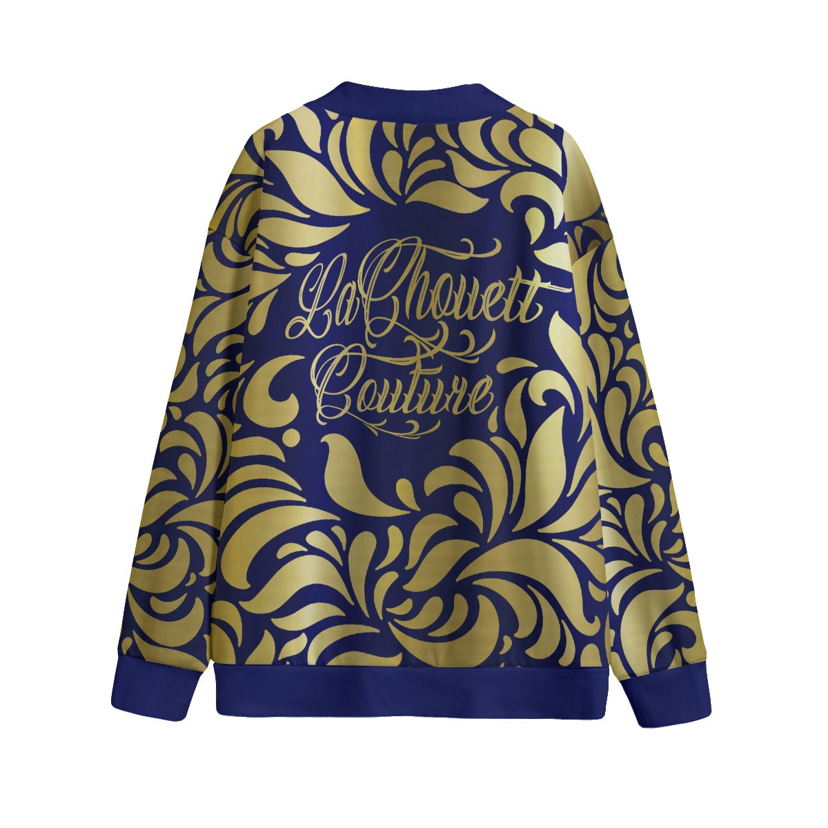 GORGIOUS BLEU Unisex V-neck Cardigan With Button Closure